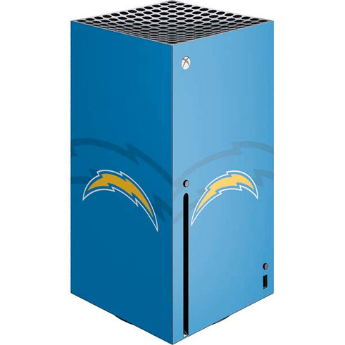 NFL Los Angeles Chargers Double Vision Xbox Series X Console Skin
