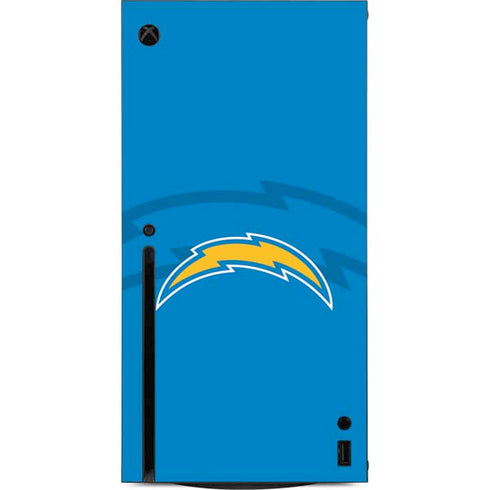 NFL Los Angeles Chargers Double Vision Xbox Series X Console Skin