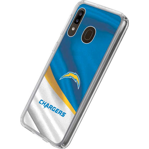 NFL Los Angeles Chargers Galaxy A20 Clear Case