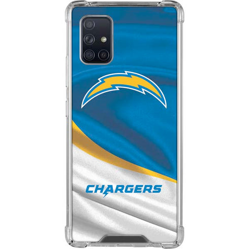 NFL Los Angeles Chargers Galaxy A71 5G Clear Case
