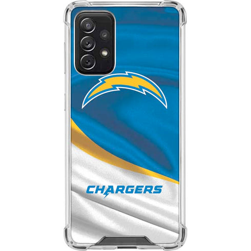 NFL Los Angeles Chargers Galaxy A72 5G Clear Case