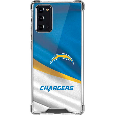 NFL Los Angeles Chargers Galaxy Note20 5G Clear Case