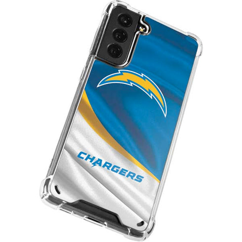 NFL Los Angeles Chargers Galaxy S21 5G Clear Case