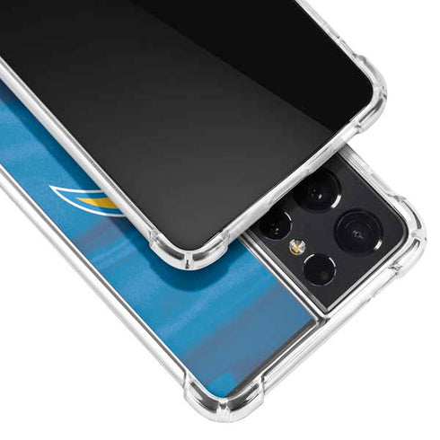 NFL Los Angeles Chargers Galaxy S21 Ultra 5G Clear Case