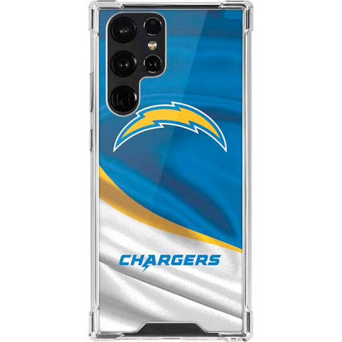 NFL Los Angeles Chargers Galaxy S22 Ultra Clear Case