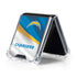 NFL Los Angeles Chargers Galaxy Z Flip5 5G Clear Case