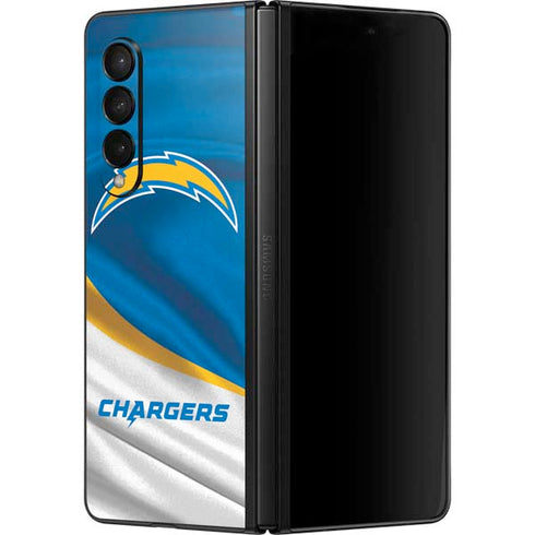 NFL Los Angeles Chargers Galaxy Z Fold3 5G Skin