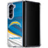 NFL Los Angeles Chargers Galaxy Z Fold5 5G Clear Case