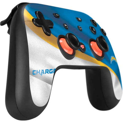 NFL Los Angeles Chargers Google Stadia Controller Skin