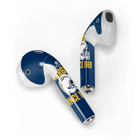 NFL Los Angeles Chargers Helmet Apple AirPods Skin