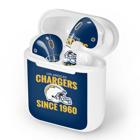NFL Los Angeles Chargers Helmet Apple AirPods Skin