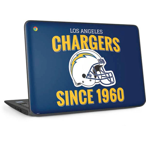 NFL Los Angeles Chargers Helmet HP Chromebook Skin