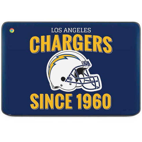 NFL Los Angeles Chargers Helmet HP Chromebook Skin