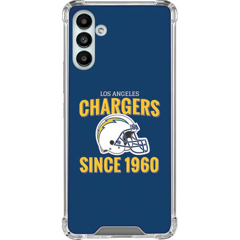 NFL Los Angeles Chargers Helmet Galaxy A13 5G Clear Case