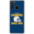 NFL Los Angeles Chargers Helmet Galaxy A21 Clear Case
