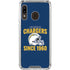 NFL Los Angeles Chargers Helmet Galaxy A30 Clear Case