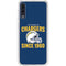 NFL Los Angeles Chargers Helmet Galaxy A50 Clear Case