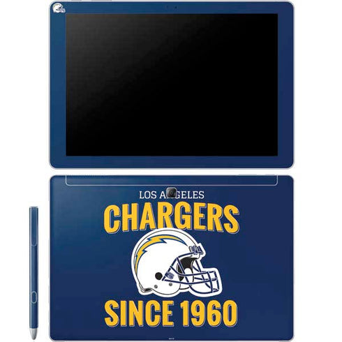 NFL Los Angeles Chargers Helmet Galaxy Book 12in Skin