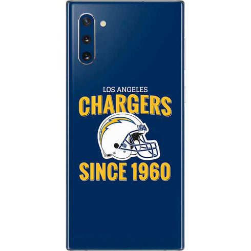 NFL Los Angeles Chargers Helmet Galaxy Note 10 Skin