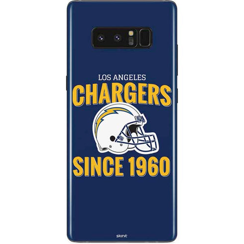 NFL Los Angeles Chargers Helmet Galaxy Note 8 Skin
