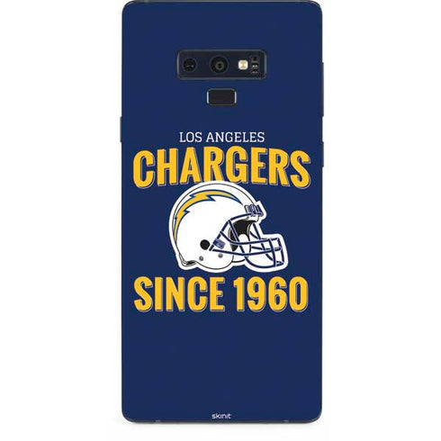 NFL Los Angeles Chargers Helmet Galaxy Note 9 Skin