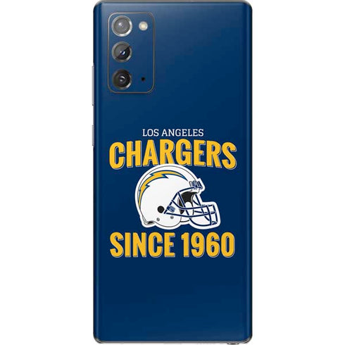 NFL Los Angeles Chargers Helmet Galaxy Note20 5G Skin