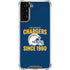 NFL Los Angeles Chargers Helmet Galaxy S21 FE Clear Case