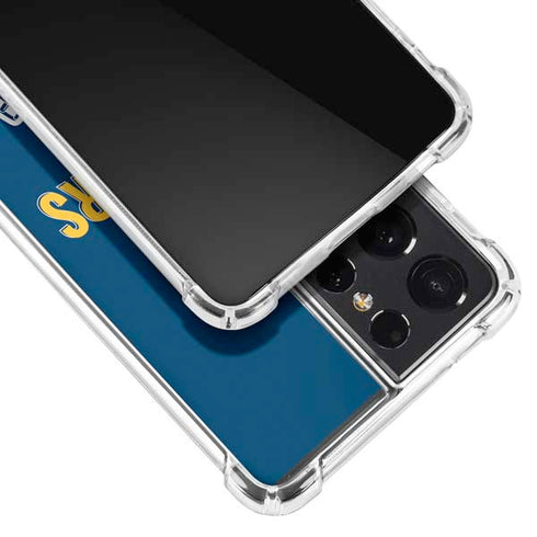 NFL Los Angeles Chargers Helmet Galaxy S21 Ultra 5G Clear Case