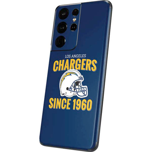 NFL Los Angeles Chargers Helmet Galaxy S21 Ultra 5G Skin