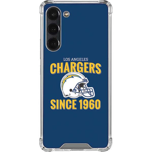 NFL Los Angeles Chargers Helmet Galaxy S23 Plus Clear Case