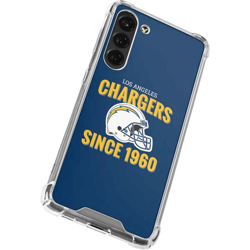 NFL Los Angeles Chargers Helmet Galaxy S23 Plus Clear Case