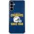 NFL Los Angeles Chargers Helmet Galaxy S24 Plus Clear Case