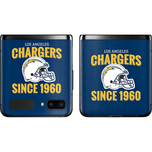 NFL Los Angeles Chargers Helmet Galaxy Z Flip Skin