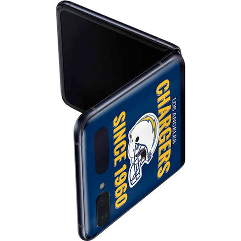 NFL Los Angeles Chargers Helmet Galaxy Z Flip Skin