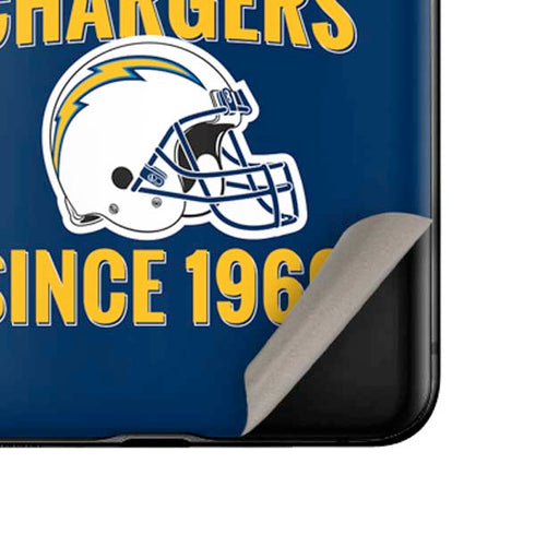 NFL Los Angeles Chargers Helmet Galaxy Z Flip Skin