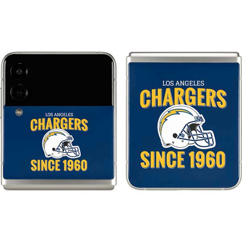 NFL Los Angeles Chargers Helmet Galaxy Z Flip3 5G Skin