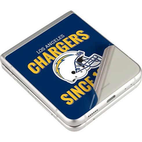 NFL Los Angeles Chargers Helmet Galaxy Z Flip3 5G Skin