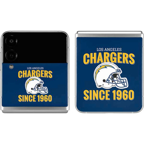 NFL Los Angeles Chargers Helmet Galaxy Z Flip4 5G Skin