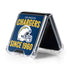 NFL Los Angeles Chargers Helmet Galaxy Z Flip5 5G Clear Case