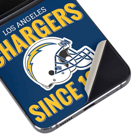 NFL Los Angeles Chargers Helmet Galaxy Z Flip5 5G Skin