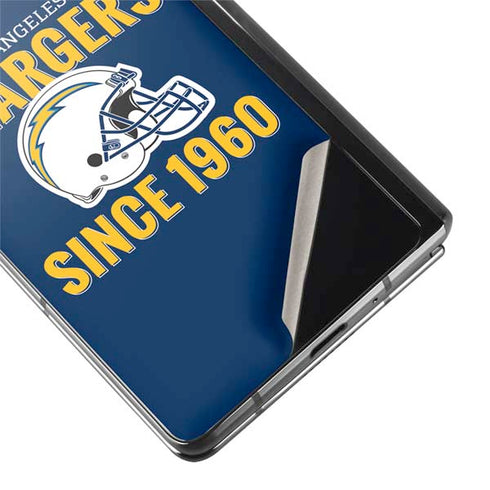 NFL Los Angeles Chargers Helmet Galaxy Z Fold2 5G Skin