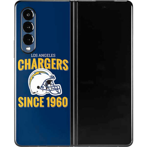 NFL Los Angeles Chargers Helmet Galaxy Z Fold3 5G Skin