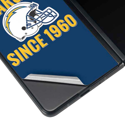 NFL Los Angeles Chargers Helmet Galaxy Z Fold3 5G Skin