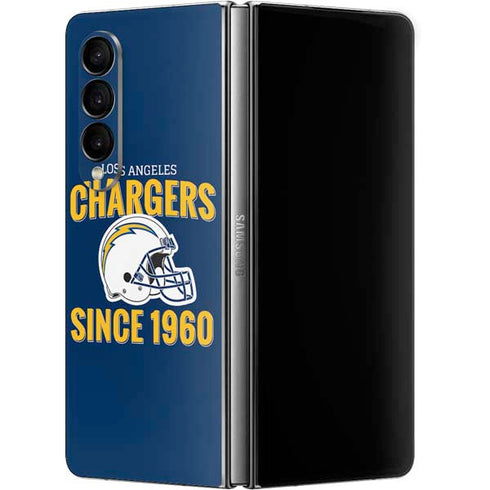 NFL Los Angeles Chargers Helmet Galaxy Z Fold4 5G Skin