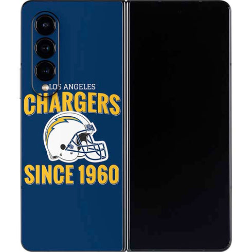 NFL Los Angeles Chargers Helmet Galaxy Z Fold4 5G Skin