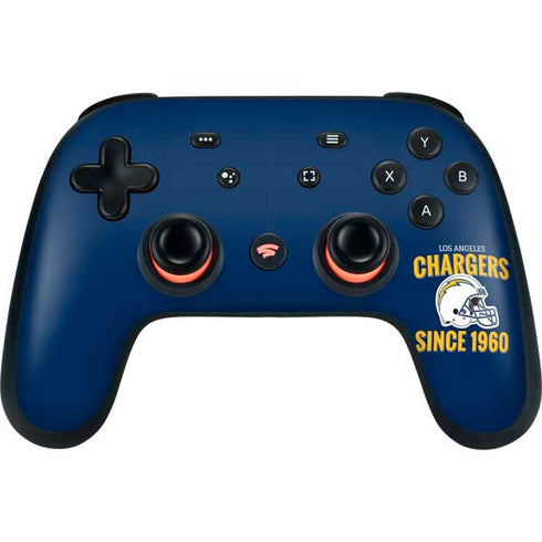 NFL Los Angeles Chargers Helmet Google Stadia Controller Skin