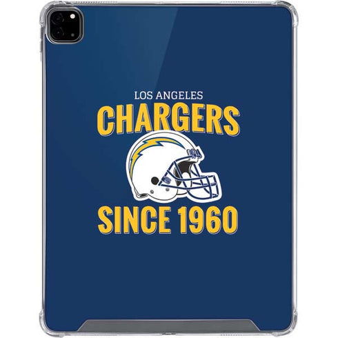NFL Los Angeles Chargers Helmet iPad Pro 12.9in (2020) Clear Case