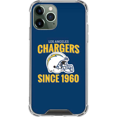 NFL Los Angeles Chargers Helmet iPhone 11 Pro Max Clear Case