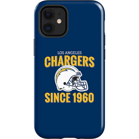 NFL Los Angeles Chargers Helmet iPhone 12 Mini Impact Case