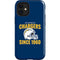 NFL Los Angeles Chargers Helmet iPhone 12 Mini Impact Case
